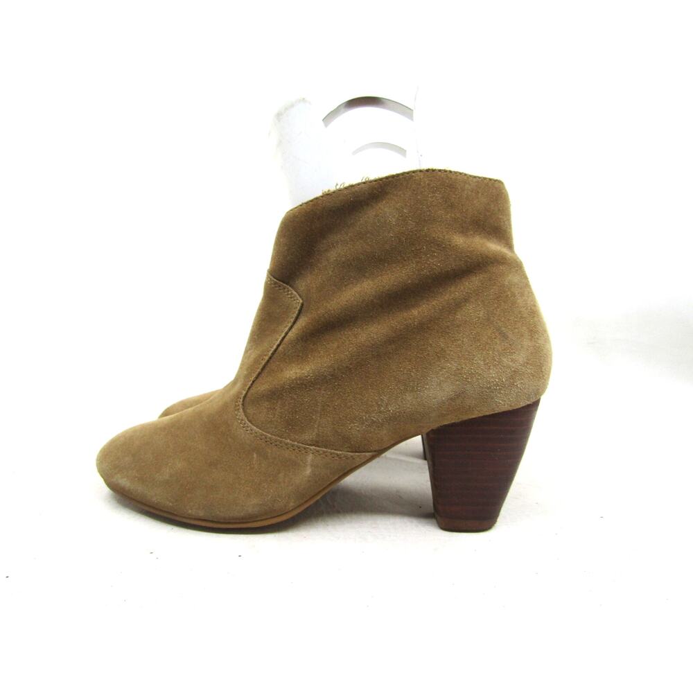 ALDO Womens Size 40 EUR Brown Suede Zip Ankle Fashion Boots Bootie